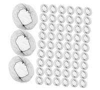 VALICLUD 100pcs Invisible Hair Net for Buns Hair Bun Covers for Women for Cooking Parties Weddings and Stage