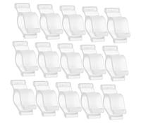 VALICLUD 100pcs Lotion Bottle Stopper Clips Durable PP Plastic Pump Lock Buckles for Cleansing Oil Shampoo and Cosmetic Dispenser Bottles Wet Hand Friendly Pump Head Clips