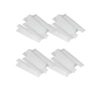 VALICLUD 100pcs Makeup Brush Protective Covers Sleeves 12x1cm Pe Plastic Mesh Makeup Brush Protectors for Travel and Professional Use