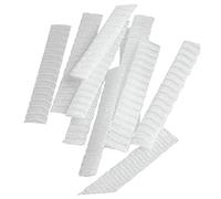 VALICLUD 100Pcs Makeup Brush Protector Mesh Covers Pe Plastic Net Sleeves for Storage for Makeup Application and Travel