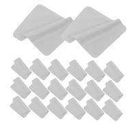 VALICLUD 100pcs Microfiber Glasses Cleaning Cloths Double-Sided Soft Lens Wipes for Eyeglasses Cameras Phones Laptops Light Grey Dual-Texture for Gentle Cleaning