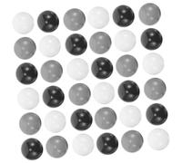 VALICLUD 100Pcs Ocean Balls for Fun Party Game Props for Indoor for Ball Pits and Pools Black White Grey Net Bag