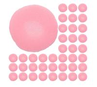 VALICLUD 100pcs Pink Sponge Earphone Ear Pads Covers with Noise Isolation and Simple to Use Features, Replacement Earphone Earpiece Cushions for Comfortable Listening