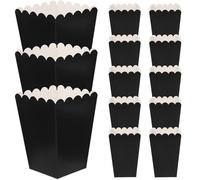 VALICLUD 100pcs Popcorn Boxes Cardboard Snack Containers for Parties Movie Nights Birthdays and Events for Popcorn Candy Biscuits and More