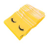 VALICLUD 100pcs Portable Eyelash Pattern Makeup Bags Cosmetic Storage Pouch for Travel and Daily Use Compact and Lightweight for Organizing Cosmetics and Personal Items