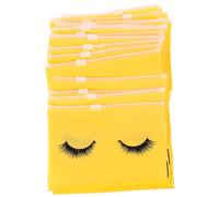 VALICLUD 100pcs Portable Travel Toiletry Bag Lash Makeup Bag Zipper Closure Eva Material for Women