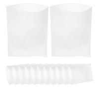 VALICLUD 100pcs Protective Foam Packing Pouches White Epe Foam Bags Minimizes Risk of Damage Blocks Debris for Packing and Moving Delicate Items and Plates