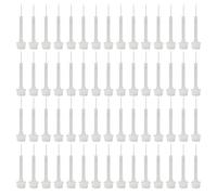 VALICLUD 100pcs Replacement Nail Polish Brushes Mini Dipping Liquid Nail Painting Brush Liner Art Design Tip Soft Bristles Thin Head Tools for Gel Polish