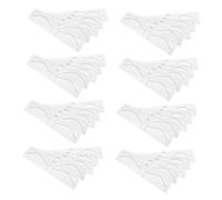 VALICLUD 100pcs Tattoo Eyebrow Ruler Brow Mapping Tool Brow Stencil Tape Makeup Eyebrow Ruler Mapping Stencil Tool PVC Transparent