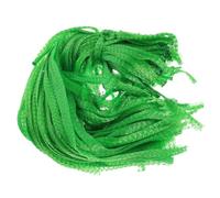 VALICLUD 100Pcs Thickened Green Nylon Mesh Bags Produce Storage Net for Fruit Vegetable Seafood Packaging Heat Sealed Bottom Lightweight and Reusable Mesh Net Holder