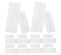 VALICLUD 100pcs Transparent Nano Double Sided Tape with Tearable Acrylic Pads Strong Adhesive for DIY Projects Decorations Kitchen Bathroom and Temporary Fixing Needs Includes Round and