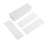 VALICLUD 100pcs White Rectangular Cotton Absorbent Paper Sheets High Absorption Biochemical Paper for Chemistry and Biology Lab Experiments Teaching and Scientific Use