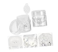 VALICLUD 10pcs 3ml Empty Loose Powder Bottles for Makeup Storage Concealer and Eyeshadow Refillable Sub Packaging Containers Flip Top Cap