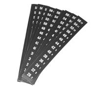 VALICLUD 10pcs Adhesive Stickers for Home Brewing Wine Temperature Control, LCD Temperature Strips 2 to 12°c for Fermentation, Aquarium and Refrigerator Use