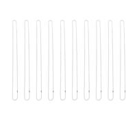 VALICLUD 10Pcs Alloy Dog Tag Ball Chain Necklace Set, Sturdy Pet Chain Necklaces for Dogs, Practical Pet Accessories for Id Tags and Outdoor Use