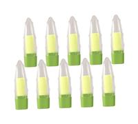 VALICLUD 10Pcs Aloe Shaped Lipstick Tubes Empty Lippie Sub Bottles Durable and Compact Lip Cream Containers for Travel and DIY Lipsticks