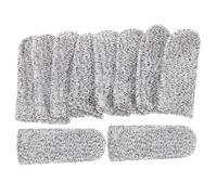 VALICLUD 10Pcs Anti-Cut Finger Cots with Skid Resistance and Breathable Wear-Resistant Finger Guards for Cooking Gardening Crafting and DIY Work Protection