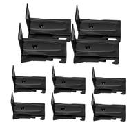 VALICLUD 10pcs Bendable Curtain Track Brackets Ceiling Mount Drapery Rail Support for Straight Curved Curtain Tracks Easy DIY Installation Multisurface Compatibility Stable Mounting