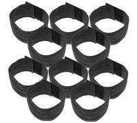 VALICLUD 10Pcs Black Elastic Funeral Memorial Arm Bands Mourning Armbands Sports Teams and Cemetery Use for Grief and Respect