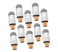VALICLUD 10pcs Capacitive Stylus Pen Nibs Replacement with Conductive Fiber Tips Threaded Screwin Design for Phones Tablets Wear-resistant Stylus Tips for Smooth Touchscreen Interaction
