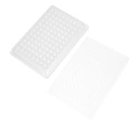 VALICLUD 10pcs Cell Culture Plates for Laboratory Use 96 Well Plastic Tissue Culture Tray with Lid White Safety and Tissue Cultures