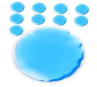 VALICLUD 10pcs Cooling Eye Mask Round Eye Patch for Fatigue Relief Soft Material for Cold Hot Therapy Soothes Puffiness Dark Circles for Sensitive Skin