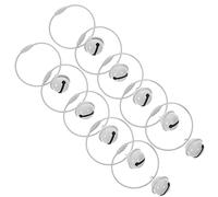 VALICLUD 10pcs Cute Bell Keychain Key Ornaments Bell Wear-Resistant Bag Pendant for Keys Backpacks Handbags Accessories