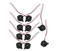 VALICLUD 10pcs Dc Active Piezoelectric Buzzer High Decibel Continuous Tone Electronic Alarm for Car Alarms Physics Circuits and Game Sound Alerts
