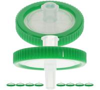 VALICLUD 10pcs Disposable Filters Hydrophilic Plastic Filtration Membranes for Laboratory Water and Organic Solvent Filtration Chemical and Beverage Clarification Random Color