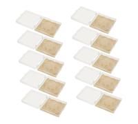 VALICLUD 10pcs Eyelash Storage Case with Lash Trays Makeup Organizer for Women Reinforced Holder Protecting False Eyelashes From Dust and Damage Easy Open and Close Design