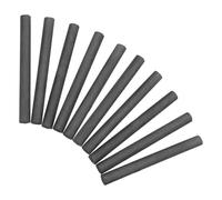 VALICLUD 10pcs Graphite Electrode Rods High Temperature Endurance and Stable Electrical Conduction, Black Cylinder Carbon Stirring Rods for Induction Melting and Crucible Stirring