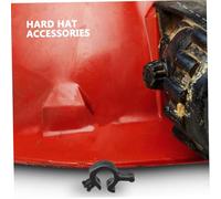 VALICLUD 10pcs Hard Hat Light Cable Clips for Headlamp Helmet Wire Holders for Construction Safety Caps Secure Battery Wire Fasteners Easy to Use Headlight Helmet Accessories