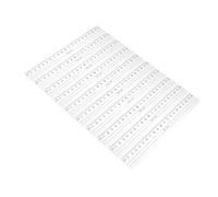 VALICLUD 10pcs Large Font Centimeters Ruler, Stationery Ruler, Plastic, Waved Edge, Bold Numbers, Easy-to-read Centimeter Markings, for Office and Home, Professionals and Students