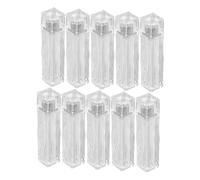 VALICLUD 10pcs Lipgloss Tube Empty Lipstick Sleeves Wave Pattern Easy to Fill for DIY Lip Products