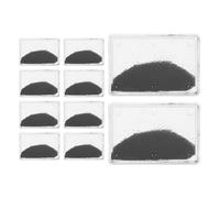 VALICLUD 10pcs Magnetic Iron Powder Filings for Science Experiments with Plastic Box, Magnetic Field Visualization and Magnetization Teaching Tool for High School Students