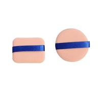 VALICLUD 10PCS Makeup Powder Puff with Square Round Sponges Dual-use Dry and Wet Foundation Cosmetic Puff for Loose Powder Application Soft Texture for Smooth Skin Finish