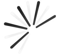 VALICLUD 10pcs Makeup Spatula Tool for Facial Mask Mixing and Application, Pp Material with Flat Ends round Middle, Convenient to Use Cosmetic Mask Applicator Sticks for Skincare
