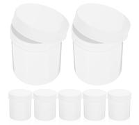 VALICLUD 10pcs Medicine Storage Box Capsule Pots Travel Medicine Organizer Wide Mouth Refillable Bottle Caps