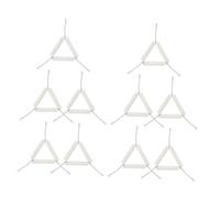 VALICLUD 10Pcs Mud Triangle Crucible Holder Laboratory Supporting Tools for Chemistry Teaching Stable Base Reusable Lab Heating Instrument Classroom Supplies
