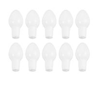 VALICLUD 10pcs Nasal Cleaner Replacement Nozzle for Adults, Soft Silicone Plastic Tips with Even Water Flow and Secure Fit, for Home Nose Cleaning and Allergy Seasons, White Irrigator