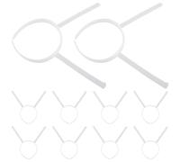 VALICLUD 10pcs Plastic Headband Base Lightweight and DIY Friendly Hoop for Cosplay Accessories with Long Antenna Frame, for Halloween, Parties, and Creative Hair Decoration