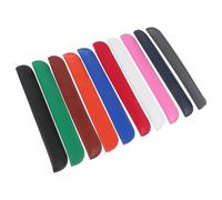 VALICLUD 10pcs Pu Business Pen Covers Universal Pen Protectors Reusable Design Portable Mixed Color for Office and School Use Random Color
