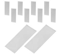 VALICLUD 10pcs Pure Zinc Anode Plates 5x2cm Electroplating Strips for Fruit Battery Making Experiment Zinc Sheet Replacement Supplies