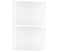VALICLUD 10pcs Pvc Hard Plastic Sheets 0.3mm A4 Size, Flame Retardant Plastic Panels for Crafts, Picture Frames, Sign Making and Display Projects
