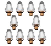 VALICLUD 10Pcs Replaceable 5Mm Mesh Fiber Stylus Tips for Capacitive Touch Screen Tablets and Phones, Sturdy Conductive Pen Refills M5 External Thread for Stylus Pen Repair