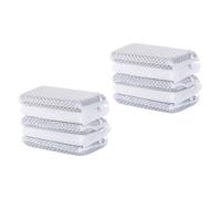 VALICLUD 10Pcs Reusable Kitchen Sponge Scouring Pads High Water Absorbent Dishwashing Scrubbers for Dishes Faucets Sink Cleaning Household Use