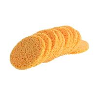 VALICLUD 10pcs Reusable Makeup Natural Cellulose Facial Sponges for and Makeup Removal Soft Compressed Pads for Daily Skincare Suitable for Women and Sensitive Skin Random Color
