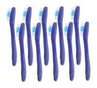 VALICLUD 10pcs Short Handle Adult Toothbrush Soft Bristles Portable Travel Toothbrushes for Secure Environments Prisons Psychiatric Facilities Detention Centers