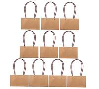 VALICLUD 10pcs Thickened Handheld Candy Bags Versatile Flower Bags for and Shopping Kraft Paper Design for Parties Weddings and Special Occasions