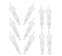 VALICLUD 10pcs Transparent Soap Dispenser Pump Replacement Plastic Foaming Pump Heads for Kitchen Bathroom Shampoo Lotion Bottles Easy Install and Wear-resistant